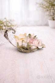 Centrotavola o in porcellana Capodimonte