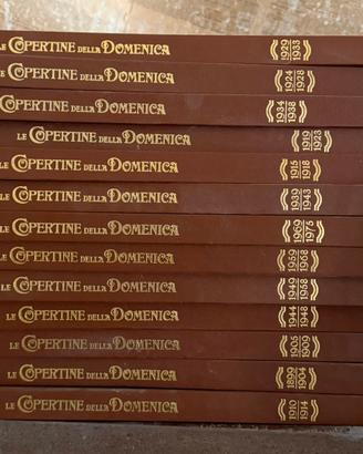 Le Copertine della Domenica 13 Volumi vintage