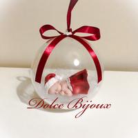 Pallina natalizia con bimbo il mio primo natale