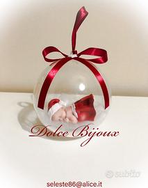 Pallina natalizia con bimbo il mio primo natale