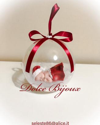 Pallina natalizia con bimbo il mio primo natale