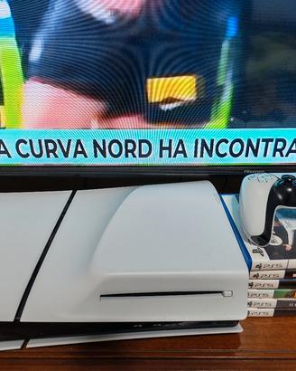 PlayStation 5 slim con 8 giochi