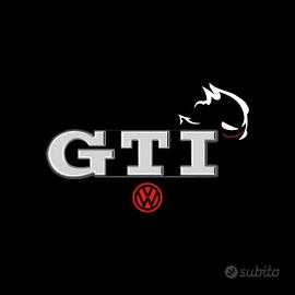 GTI Portachiavi pelle acciaio