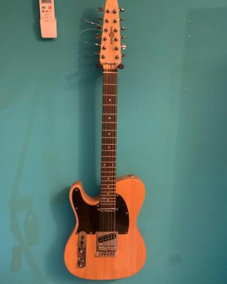 Chitarra elettrica 12 corde telecaster mancina