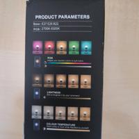 lampadina led bluetooth E27 15w regolabile bianco 