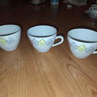 3 tazzine caffè  vintage marca seltmann weiden 