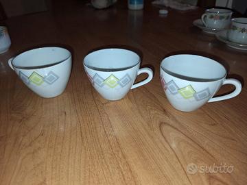3 tazzine caffè  vintage marca seltmann weiden 