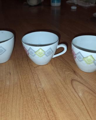 3 tazzine caffè  vintage marca seltmann weiden 