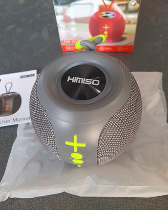 Mini cassa bluetooth portatile Himiso grigia