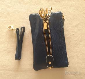 Portachiavi portamonete donna signora in ecopelle