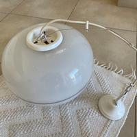 Lampadario a sospensione da centro volta in vetro