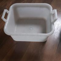 bacinella bianca quadrata 34 x 31