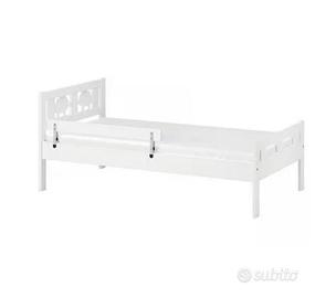 Letto ikea completo di materasso e sponda