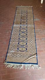 Tappeto Corrido Fantasia Orientale Blu Beige