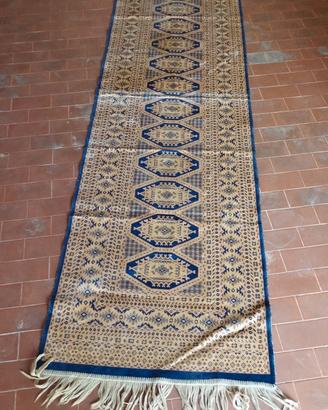 Tappeto Corrido Fantasia Orientale Blu Beige