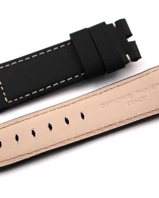 Cinturino Officine Panerai Cuoio Nero 24/22 mm