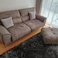 Set divano con pouf chic