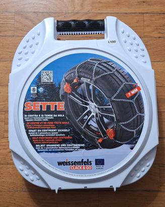 Weissenfels clack & go 7mm catene da neve
