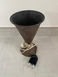 Lampada da tavolo vintage in stile Stilnovo