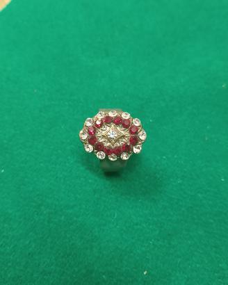 Anello fantasia diamantini 