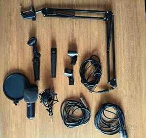 Kit Podcast Completo Shure SM57 + Neewer NW-800