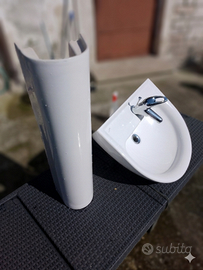 lavabo con colonna