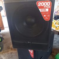 Sub woofer audio center