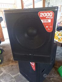 Sub woofer audio center