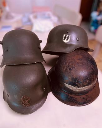 Elmetti Tedeschi Guerra Mondiale WWI WWII