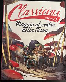 Libro dal titolo "Viaggio al centro della Terra"