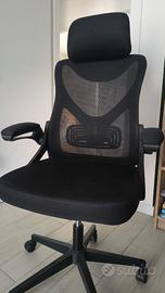 Yaheetech Sedia da Ufficio Ergonomica