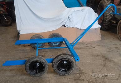 Carrello raccolta frutta bins