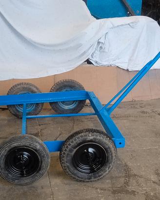Carrello raccolta frutta bins