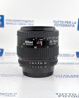 Nikon AF 35-70 3.3-4.5 + GARANZIA USATO
