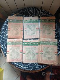 Lotto 20 Mappe Antiche "Carta d'Italia" Touring Cl