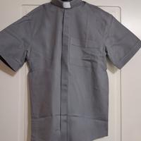 Camicia sacerdote maniche corte 