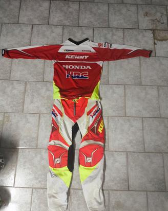 tuta cross Honda originale 