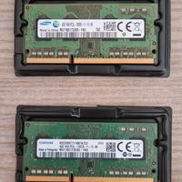 4 Banchi di Ram Memoria SODIMM DDR3