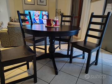 tavolo Ikea con 4 sedie