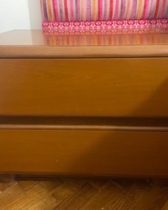 Coppia comodini legno