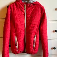 Piumino rosso