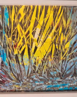 Dipinto a olio su legno 30 x 40 con cornice