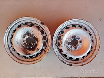 2 Cerchi in ferro da 14 