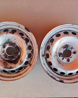 2 Cerchi in ferro da 14 