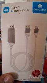 adattatore hdmi /type c per cellulare i phone