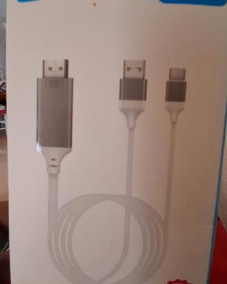 adattatore hdmi /type c per cellulare i phone