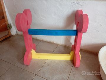 tre salti agility per cani in gommapiuma. 