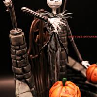 jack skeletron resina 3d dipinta a mano