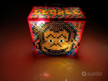 Lampada GEORGE con tubetti plastica