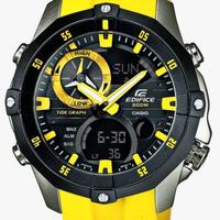Orologio Casio Edifice subacqueo giallo - unico
